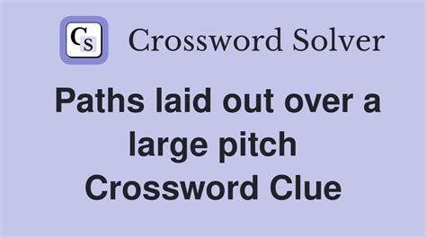 paths crossword clue